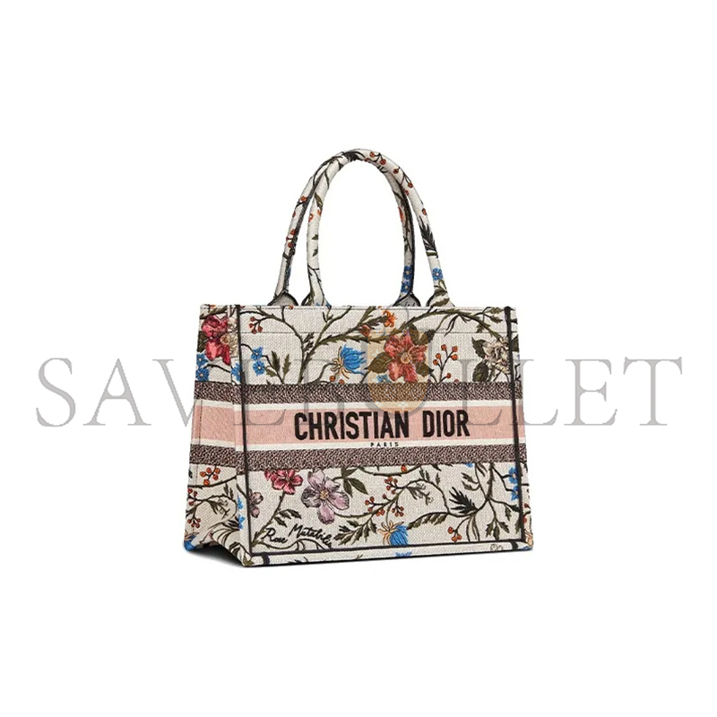 D*or rosa mutabilis book tote m1296zrtn_m918 (36.5*28*17.5cm)